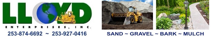 Lloyd Enterprises | Sand | Gravel | Bark | Mulch
